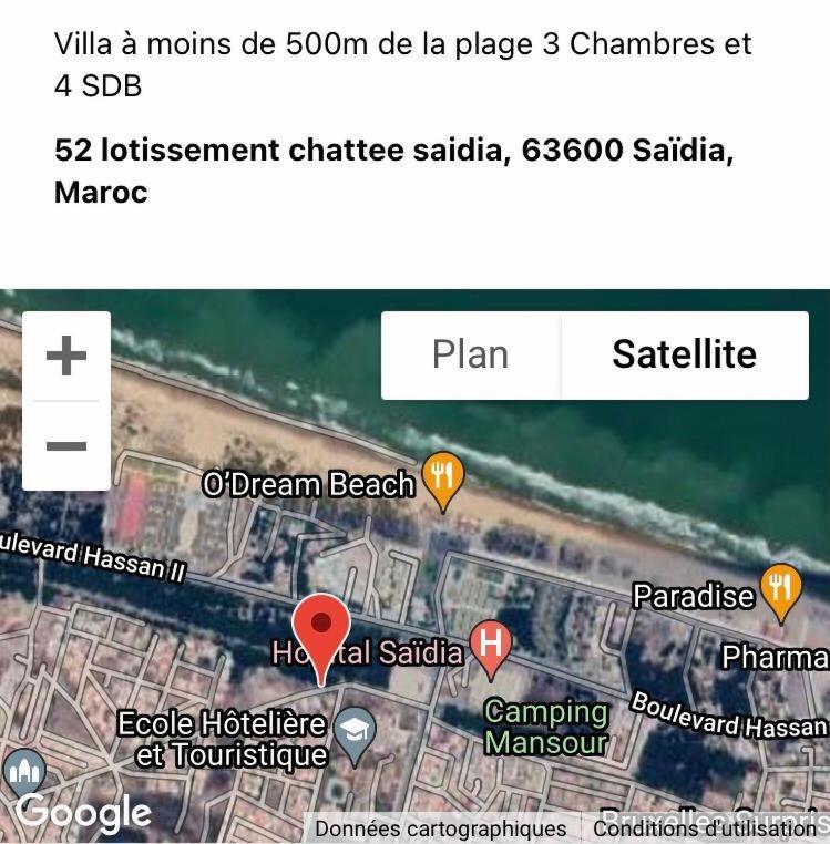 Villa A Moins De 500M De La Plage 3 Chambres Et 4 Sdb ซาอิเดีย ภายนอก รูปภาพ